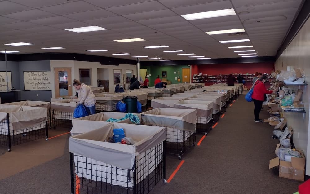 BINS AHOY OVERSTOCK storefront