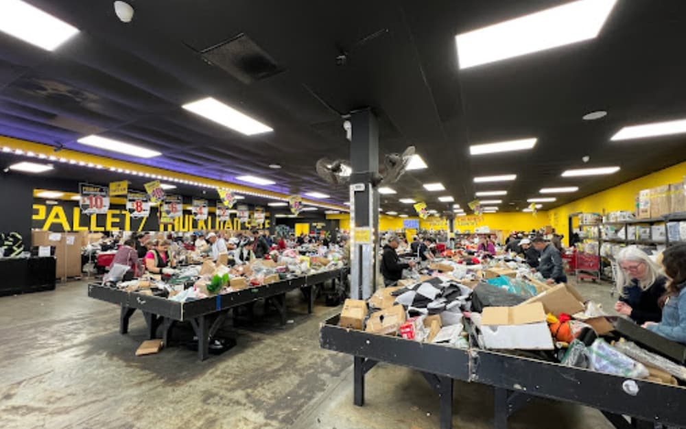 Treasure Hunt Liquidators Bin Mega Store storefront