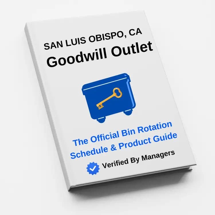 Goodwill Outlet San Luis Obispo (SLO) rotation guide