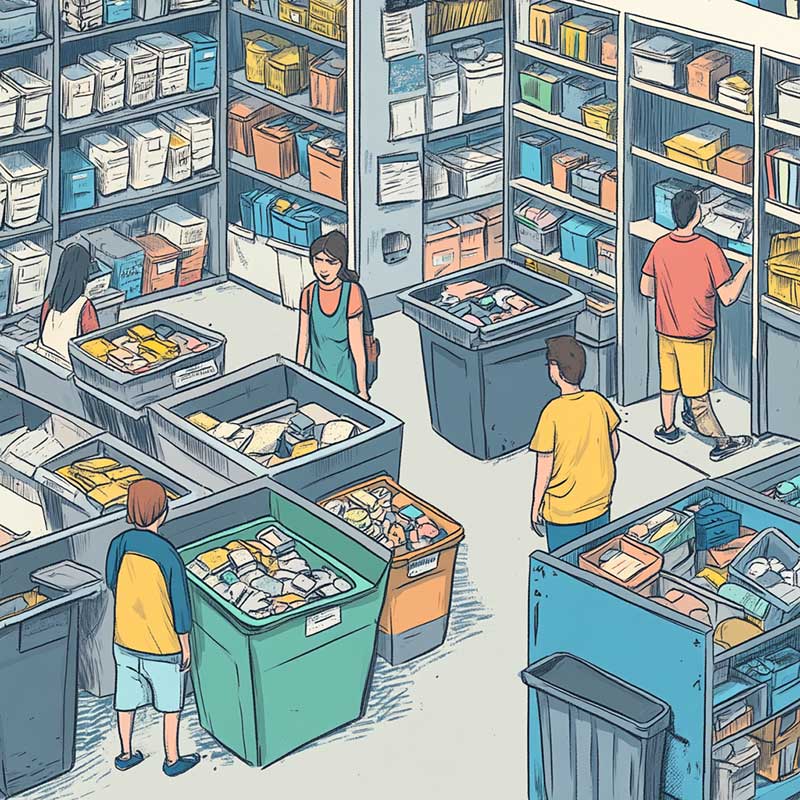 Where Do Bin Stores Get Their Merchandise?